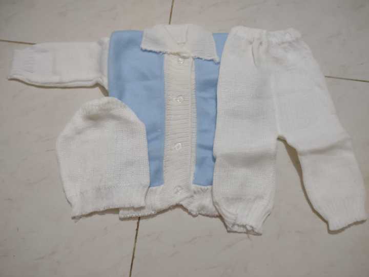 Infant Baby Baba,Woolen Clothes Shirt, Pajama And Cap For NewBorn Suit New Born Dress Infant Baby Winter Snow Suit Sweater, Woolen Suit Winter baby clothes Wool Suit Garam Clothes