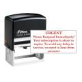 Customized Shiny S-830 Self Inking Stamp. 