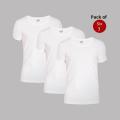 EziFit Premium Combed Cotton U-Neck Short Sleeve Vest For Men (PACK of THREE 3). 