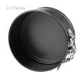 cake mold 20cm cakepan - 7 inches - cakepa round shape lackable and non stick- black. 