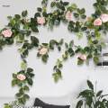 Artificial Rose Vines Artificial Floral Garland for Reception Office Wedding Engagement Ceremony. 