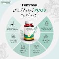 Nutrifactor Femrose Evening Primrose Oil Supports Women's Health 60s Softgels. 