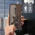 Anti-dust Card bag Phone Case For VIVO V17 Pro Cute Soft case Card sleeve Graffiti Back Cover Silicone Shockproof TPU. 