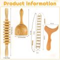 Wood Therapy Massage Tools Lymphatic Drainage Massager Body Sculpting Tools for Maderoterapia Colombiana,Anti-Cellulite. 