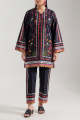 Saya Printed Khaddar Stitched 2 Piece (Shirt/Trouser) For Women - RTW / Stitched / Pret / Pret For Women - Dress For Girls - Chhap Pret - Winter 2026. 