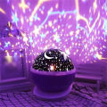 Night Light Star Lamp Starry Sky Projector Baby Light 360° Rotation LED Star Light Lamp Table Night Lamp with 8 Color Lights Projection Perfect Gift for Babies and Children. 