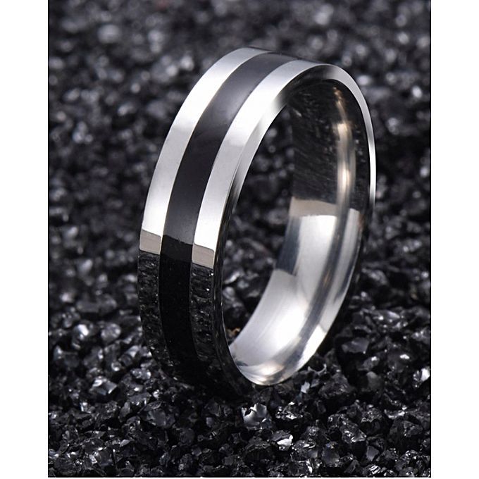 Silver%20Black%20Stainless%20Steel%20Ring%20For%20Men%20-%20Image%204