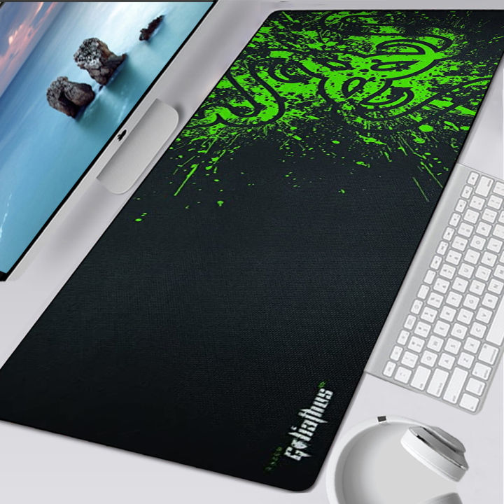 Razer Large Gaming Mouse Pad Thick Non Slip Rubber Base Mouse pad Mice Smooth Cloth Mouse Pads for Computers