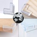 4PCS Baby Safety Silicone Protector For Table Corner Edge - Baby Bed Side Corner Silicone Protector. 