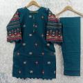 Jacquard Cotton 2Pc Suit stitched سلے سلائے کپڑے/مناسب ریٹ /سستے کپڑے/اچھی سلائی. 