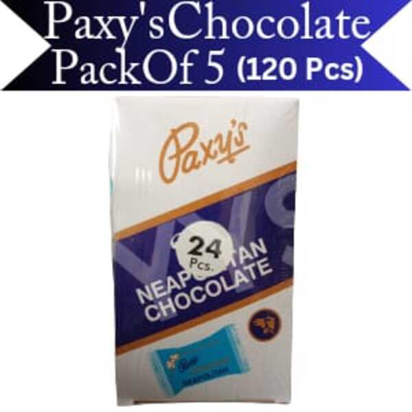 YYS Products Paxy ( Pack Of 5 Box ) Paxy Neapolitan Chocolate Sweet & Yummy