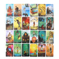 The Most Popular Deck Deck Cards Set 78 Card He Light Seer's Deck Card Games with Metal Box and Guidebook Witch Game. 