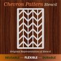 Chevron Pattren  Decorative Stencils for Wall & Fabric ID#212F. 