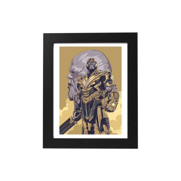 Thanos The Avengers Infinity Wars by the Marvel MCU Multiverse Fan Posters Vinyl Paper Quotes Vintage Posters Home Room Art Painting Wall Poster