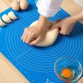 Kitchen Silicone Baking Mat Large 50x40cm Non Stick Roti Mate sheet Best for Measurements and rolling Mat. 