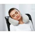 Neck Support Pillow for Travel and Office | U shaped Nck Pillow Comfortable Filled with Full of Cotton (Random colors) For Girls and Boys. 