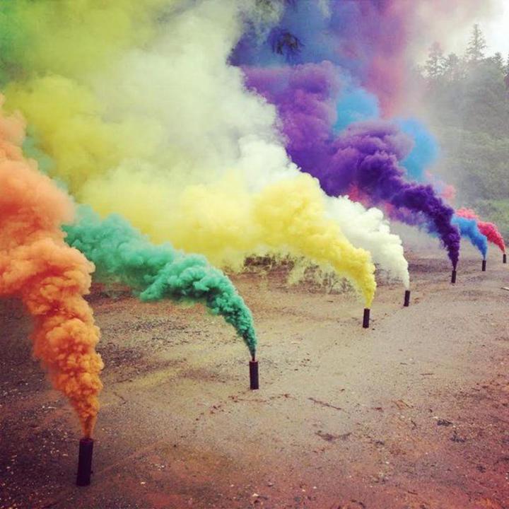 Pack of 2 Color Smoke Artificial Color Smokes Shell for Photography, Birthday Party, Weddings, Anniversary and welcome Parties Decorations
