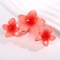 Colorful Vintage Flower HairClip for Women Shark Clip Claw Hairpin New Fashion Hair Accessories. 