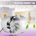 duct fan-1 x Inline Exhaust Fan (Adaptors are not included.)-White. 