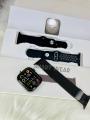 Apple Logo Smart Watch - Series 9 Smart Watch - With Magnetic Chain-3 Straps - Premium Quality Apple Logo Smart Watch With Big Display - Same Like Original Box. 