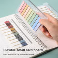 【FUN LIVE】 Stickers Label For Student Colorful Index Sticker Small Strip Marking Paper. 