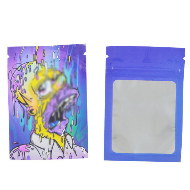 Selling Portable 7X10CM Zip Lock Pouches Mylar Food Bag Cartoon Storage Printed 420 Bags Mixed Designs Candy Package Waterproof