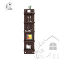 Elegant DIY Wood Wall Mounted Shelf/Book Shelf/Floating Wall Shelf/Wall Display Rack for Home, Living Room, Drawing Room, Office (Wenge) by Home Décor Decorative. 
