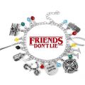 Hot STRANGER THINGS Friends Don't Lie Charm Boho Bracelet Wristlet Movie Jewellery. 