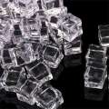 NILE Transparent Reusable DIY Accessories Drinks Decoration Crafts Acrylic Simulate Cubes Artificial Ice Fake. 