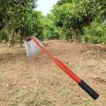 Steel Hardened Hoe Handheld Weeding Rake Planting VegetablesTrenching. 