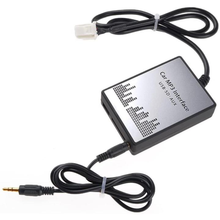 Car Music Changer Digital Music Changer USB SD AUX MP3 Player Adapter Digital Car Audio Input Interface