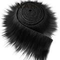 Fluffy Trim Attractive Faux Fur Fluffy Trim Trimming Garment Materials. 