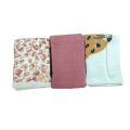 Eminence Baby Face Towel/ Burp Cloth/ Napkin, 3 Piece Set, 30x30 Cm, Soft Absorbent Towels for Newborns. 