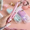 Mini Small Hair Straightener Student Mini Crystal Flat Iron Bangs Straight Hair Curler Fashion Portable Hair Styling Tools. 