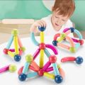 Multicolor 25pc Magnetic Building Blocks Set Early Learning Magnetic Sticks Balls Assembling Game Educational Toy. 