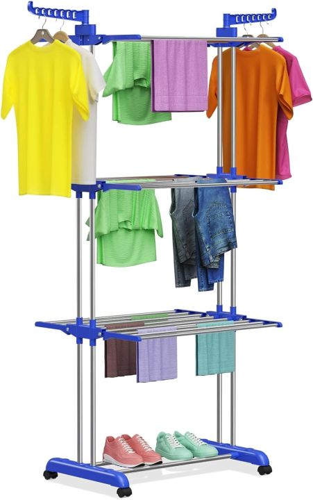 New%20Three%20Layers%20Clothes%20Drying%20Stand%20Rack%20Heavy%20Duty%20Double%20Pole%20Foldable%20Cloth%20Dryer%20Clothes%20Drying%20Stand.%20-%20Image%204