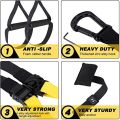 P3 PRO Fitness Exercise Resistance Bands Suspension Trainer Workout Cross fit Training Kits. 