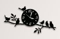 Quick Services Store Sparrow Tree Wooden Wall Clock | Wooden Wall Clock | Tick-Tock Treasures: Handmade Wooden Wall Clock | Nature's Grace: Wooden Wall Clocks for Your Home | Wooden Wall Clocks to Elevate Your Space | Wooden Wall Clocks for Modern Living. 