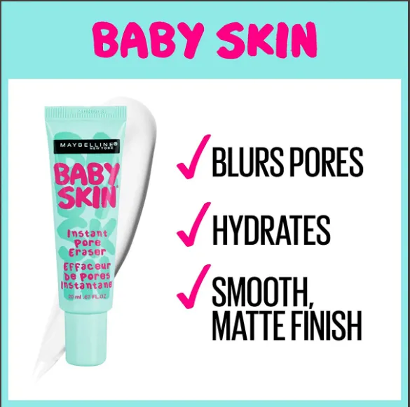 New%20Baby%20Skin%20Primer%20Instant%20Pore%20Eraser%20Light%20weight%20Primer%20Smooth%20Poreless%20looking%20Skin%20-%20Image%202