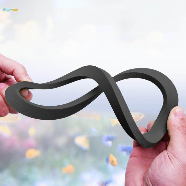 5x Tank Grass Blocking Rings Set Lightweight for Tank Pool Pond Black