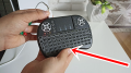 Wireless Mini Keyboard Remote Control Touchpad Mouse Combo Controller with RGB Backlit for Android TV Box Smart TV with OS+USB PC Computer Laptop Window OS HTPC Home Theater PC + USB 2.4GHz Dongle. 