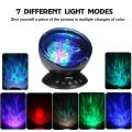 Ocean Wave Music Projector LED Night Light White. 