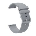 For Amazfit BIP U 20mm Solid Color Soft Silicone Watch Band. 