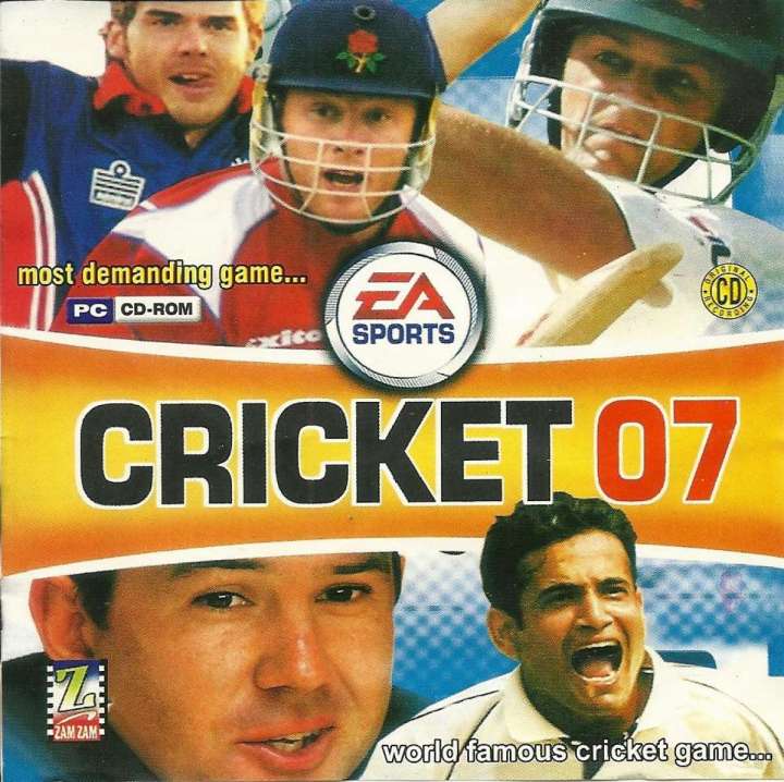 Cricket 07 Pc DVD Game Full Version- Pre Installed - The Best Cricket Game Ever