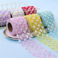 Sewing Ribbon Embroidered Fine Texture Modern Ribbon. 