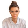 Round Shape White Transparent Glasses Frame for Men Women Unisex. 