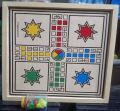 Wooden Ludo game-Frame Game For Family Children / Kids Ludo Board Game 4 Players & 2 Players (Standard). 