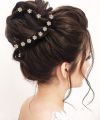 Jora Pin Stones 12PC Bridal Hairpins, Wedding Hair Accessories for Women. 