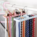 Tie Belt Hanger - Multi-fuction Storage Rack Tie Belt Organizer Rotating Ties Hanger. 
