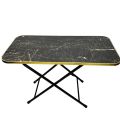 Folding Table Dining Table and Study Table Wooden Top metal Frame. 